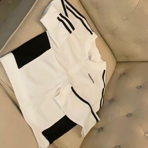 Adidas, size 14, white and black